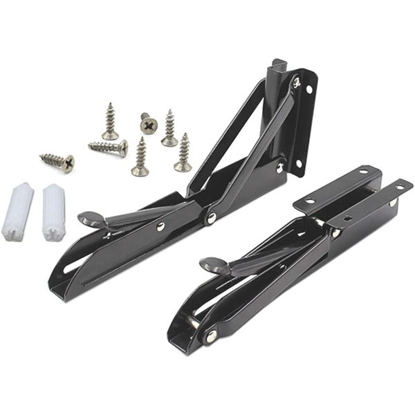 Rebrilliant Guinna Sturdy Folding Shelf Brackets Wayfair Canada